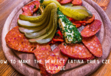 latina tries czech sausage